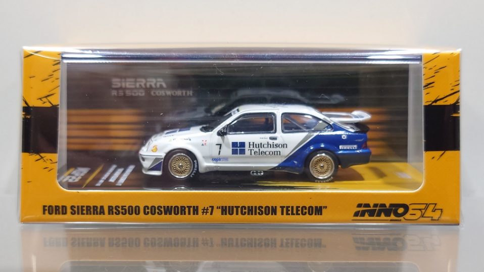 1/64 イノモデル フォード シエラ RS500 コスワース #7 Hutchison Telecom マカオ ギアレース 1989 マカオグランプリ 2022 限定モデル
