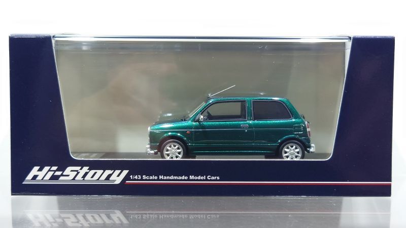 Hi Story 1/43 DAIHATSU Mira Gino S (2000) British Green Mica