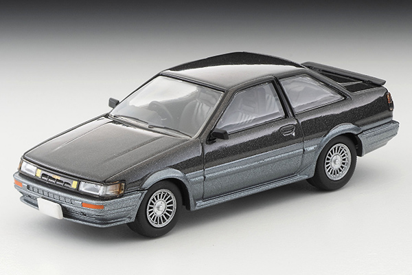 TOMYTEC 1/64 Limited Vintage NEO Toyota Corolla Levin 2 door GT-APEX '85  (Black/Gray) - AXELLWORKS HOBBYTOWN