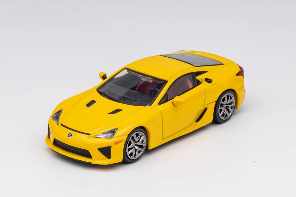 画像1: Die Cast Team 1/64 Lexus LFA (LHD) Yellow (1)