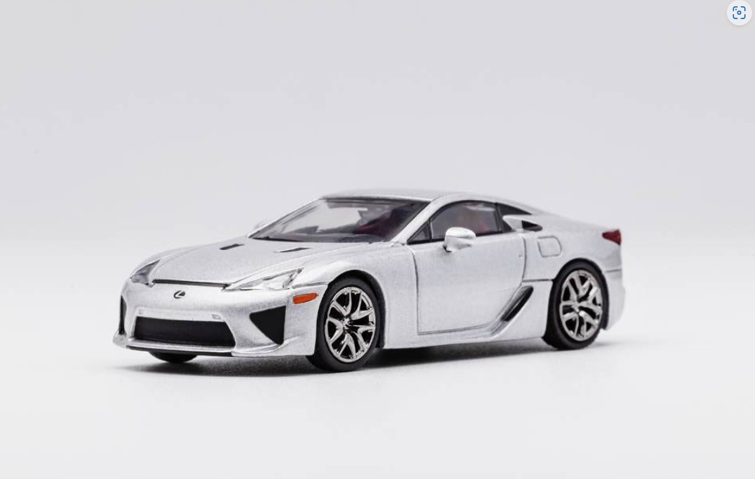 画像1: Die Cast Team 1/64 Lexus LFA (LHD) Silver (1)