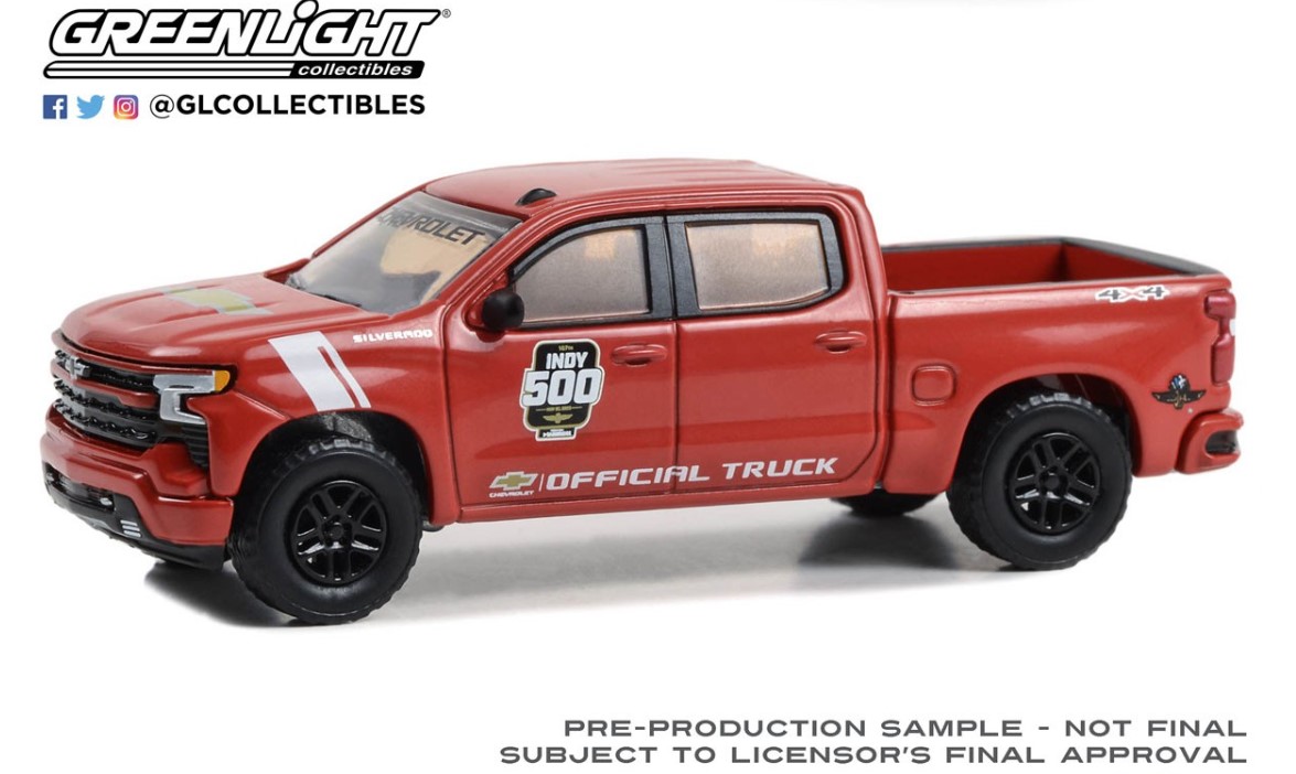 画像1: GREEN LiGHT EXCLUSIVE 1/64 2023 Chevrolet Silverado 1500 - 2023 107th Running of the Indianapolis 500 Official Truck (1)