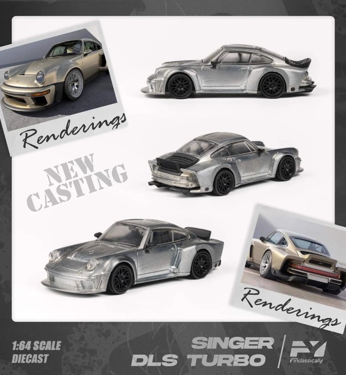 画像1: Finclassically 1/64 Singer DLS Turbo Gold (1)