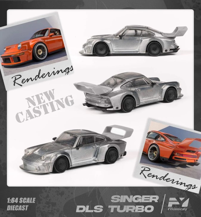 画像1: Finclassically 1/64 Singer DLS Turbo Orange (1)