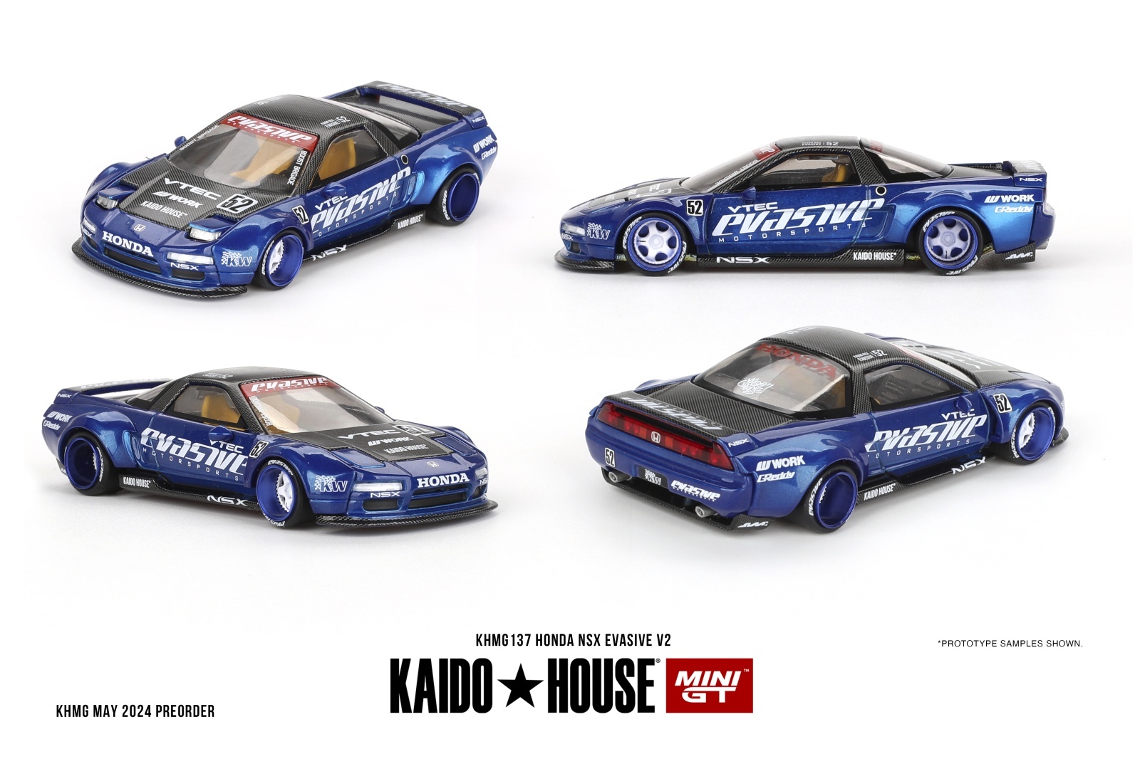 画像1: MINI GT 1/64 Honda NSX Evasive V2 (LHD) (1)