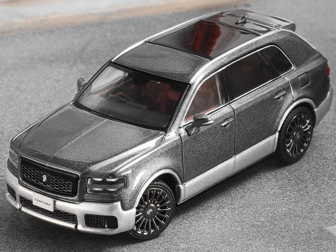 画像1: Gaincorp Products 1/64 Toyota Century (RHD) Gray/Silver (1)